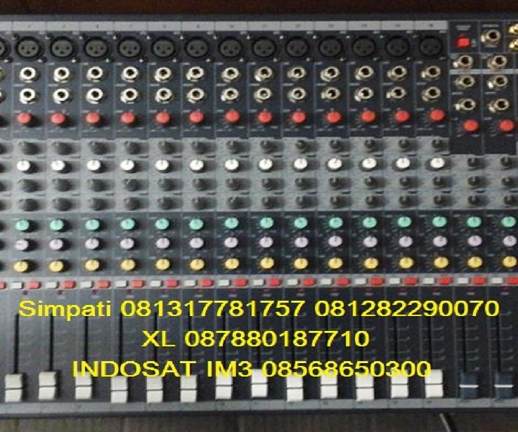 Sewa Mixer Audio Sound System 16 Channel, 24 input, 32 Line DKI Jakarta Bekas Depok Bogor BSD Serpong Jogja